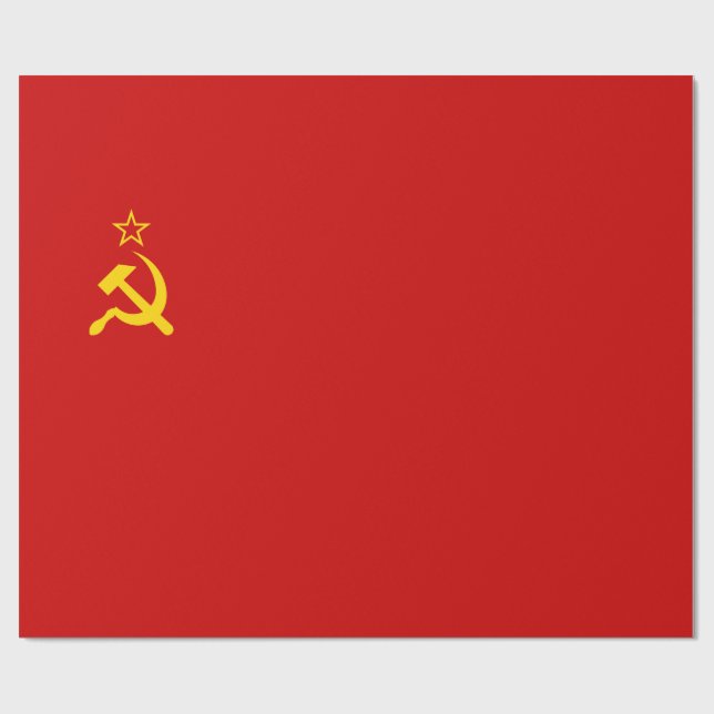 Papel De Presente União Soviética (URSS) (martelo comunista e foice (Aberto)