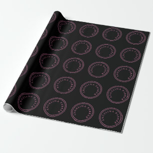 Papel De Presente Único Minimalista Moderno Simples