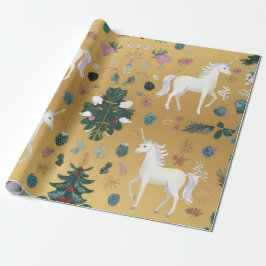 Papel De Presente Unicorn Forest Wrapping Paper
