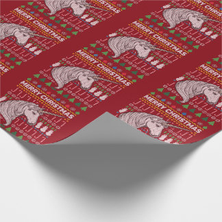 Papel De Presente Unicorn Ugly Christmas Sweater