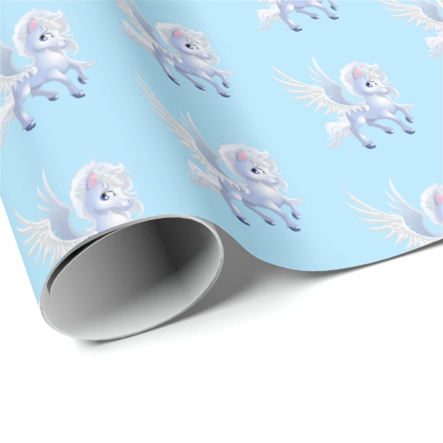 Papel De Presente Unicorn Wrapping Paper (Ponta do rolo)