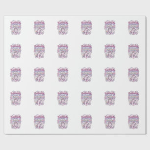 Papel De Presente Unicórnio Apegado Emocionalmente a Unicórnios Orig