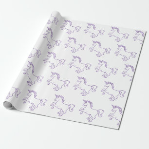 Papel De Presente Unicórnio bonito