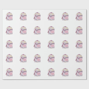 Papel De Presente Unicórnio Esticando-se no Meu Estilo Mágico Fundo