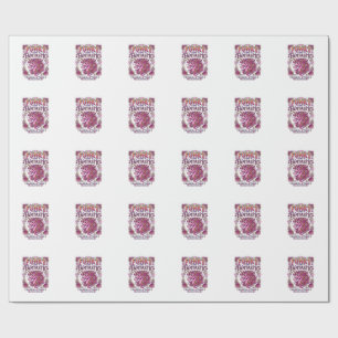 Papel De Presente Unicórnio Funky e Fantástico Design Stylish Zazzle