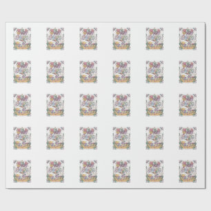 Papel De Presente Unicórnio Magia Selvagem do Oeste Original