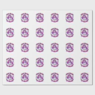 Papel De Presente Unicórnio Muito Glam para Galopar Impressão Comerc