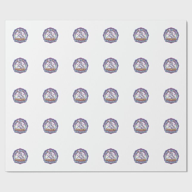 Papel De Presente Unicórnio Pixel Unicórnio Poder POD Roupas Prontas (Aberto)