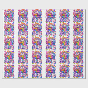 Papel De Presente Unicórnio Squishy Fofo Kawaii Unicórnios Bebês Arc