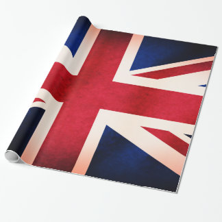 Papel De Presente Union Jack BRITÂNICO Ingleses afligiu a bandeira