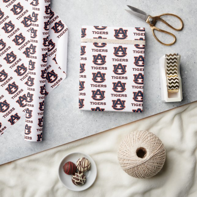 Papel De Presente Universidade Auburn | Graduação (Artesanato)