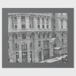 Papel De Presente Upper West Side Winter Wrapping Paper