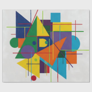 Papel De Presente Urban Rhythm/Geometric design