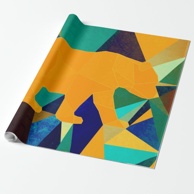 Papel De Presente Urso (Desenrolado)