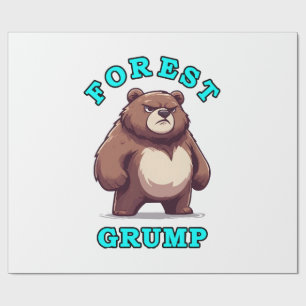 Papel De Presente Urso Engraçado