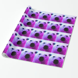Papel De Presente Urso Polar