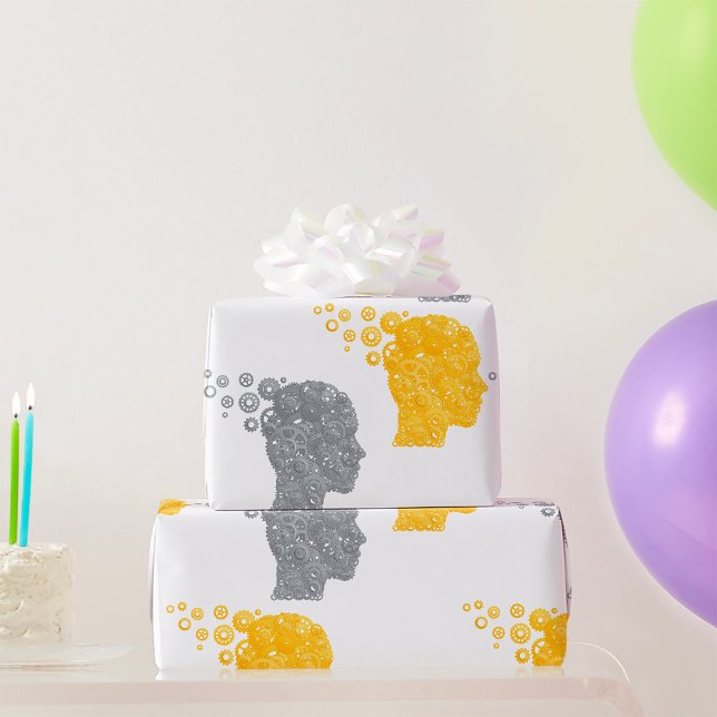 Papel De Presente Ursos de Cabeça Humana (Criador carregado)