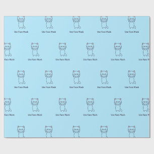 Papel De Presente USAR Papel de moldagem do KITTEN MÁSCARA ROSTO