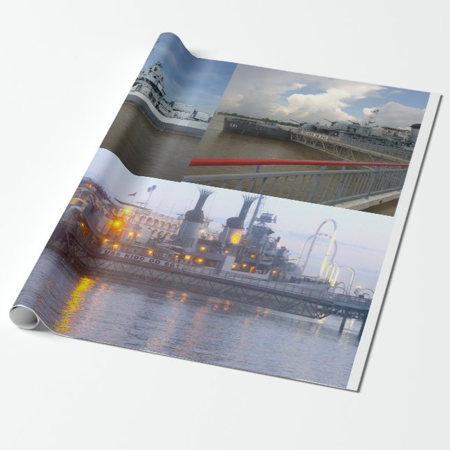 PAPEL DE PRESENTE USS KIDD DD 661 (Desenrolado)