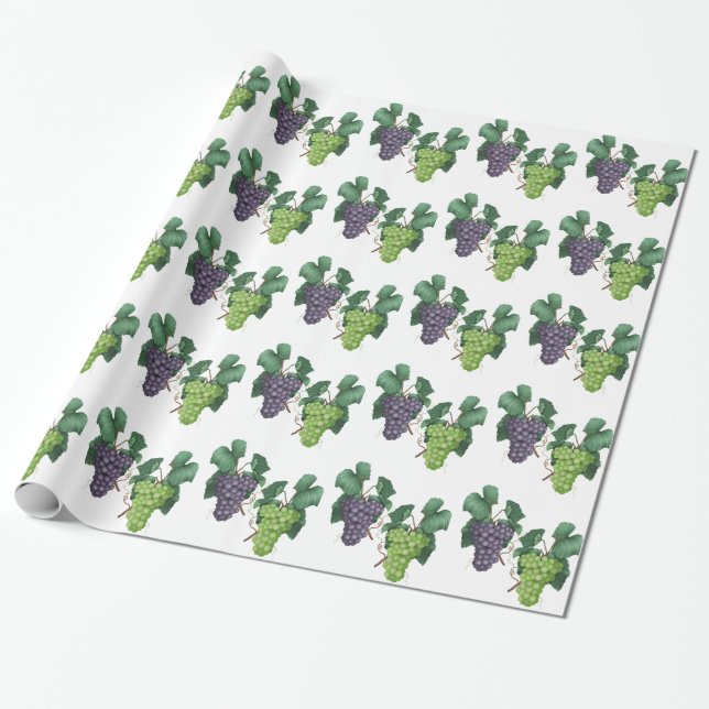 Papel De Presente Uvas (Desenrolado)