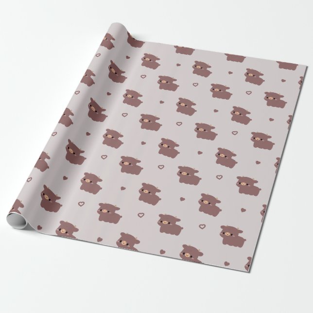 Papel De Presente Vaca Dexter (Desenrolado)