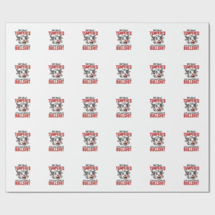 Papel De Presente Vaca Engraçada Temperada Vintage