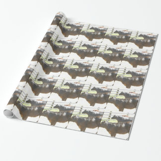 Papel De Presente Vacas no rancho