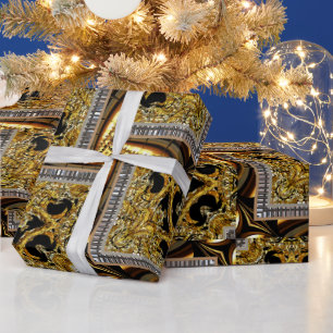 Papel De Presente Vale Rox Elegant Designer Wrappaper