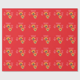 Papel De Presente Valentine's Cat Pawprint Humor Cat Photo