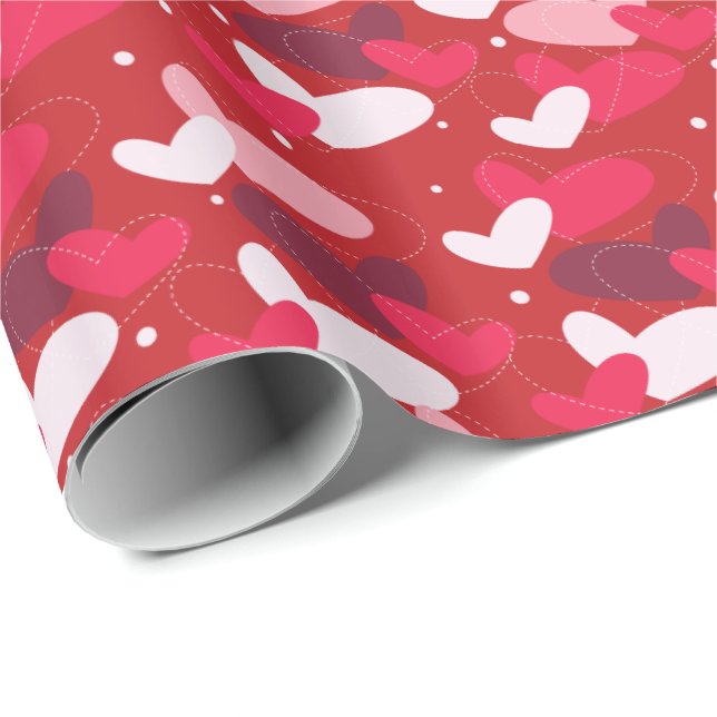 Papel De Presente Valentines Day GIFT WRAP (Ponta do rolo)