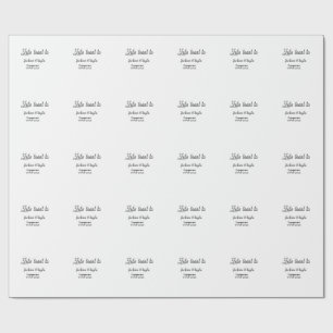 Papel De Presente Vamos brindar para nome da festa de noivado data e