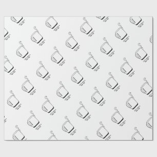 Papel De Presente Vamos com um par de chá