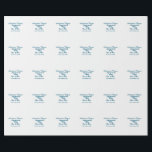 Papel De Presente vamos começar a aventura nome da festa de noivado<br><div class="desc">Design</div>