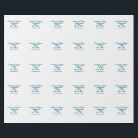 Papel De Presente vamos começar a aventura nome da festa de noivado<br><div class="desc">Design</div>