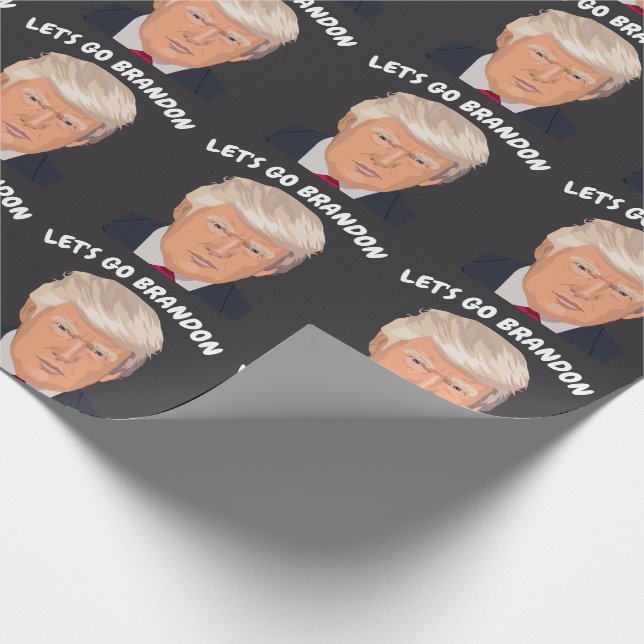 PAPEL DE PRESENTE VAMOS IR BRANDON DONALD TRUMP TODA OCASIÃO (Ponta)