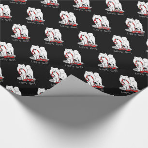 Papel De Presente Vamos! Samoia e couro