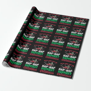 Papel De Presente Vamos Ter O Natal Mais Feliz Feliz Feliz 