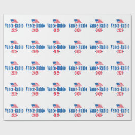 Papel De Presente Vance Rubio 2028 (bandeira)