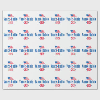 Papel De Presente Vance Rubio 2028 (flag)