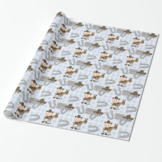 Papel De Presente Vaqueiro pequeno