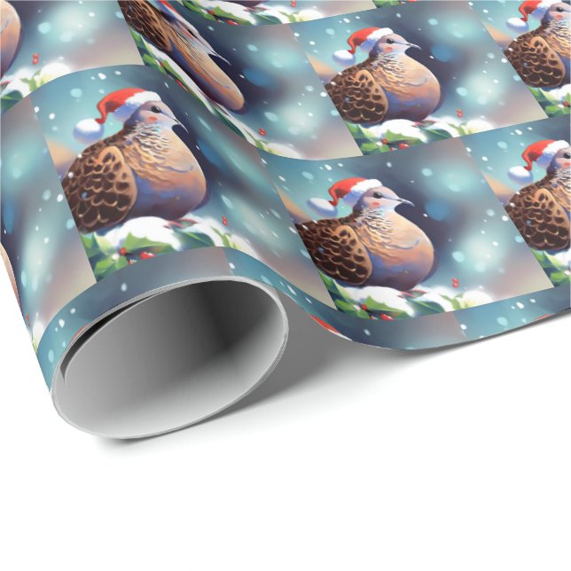 Papel De Presente Vara de Tartaruga de Natal 2 (Ponta do rolo)