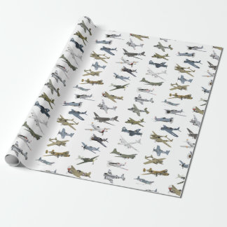 Papel De Presente Vários aviões americanos WW2