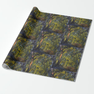 Papel De Presente Varrendo Willow por Claude Monet, Trabalho de arte