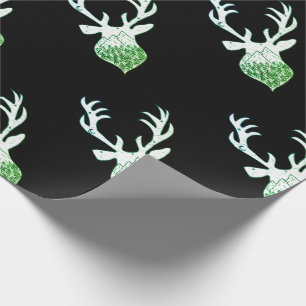 Papel De Presente Veado, rena, chifre, xmas de embrulho