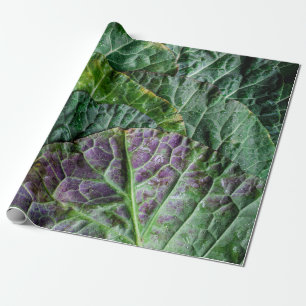 Papel De Presente Vegetal verde