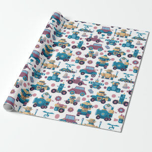 Papel De Presente Veículos de Fantasia 