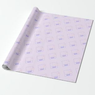 Papel De Presente Veja-me crescer, motivacional, inspiracional, pré-