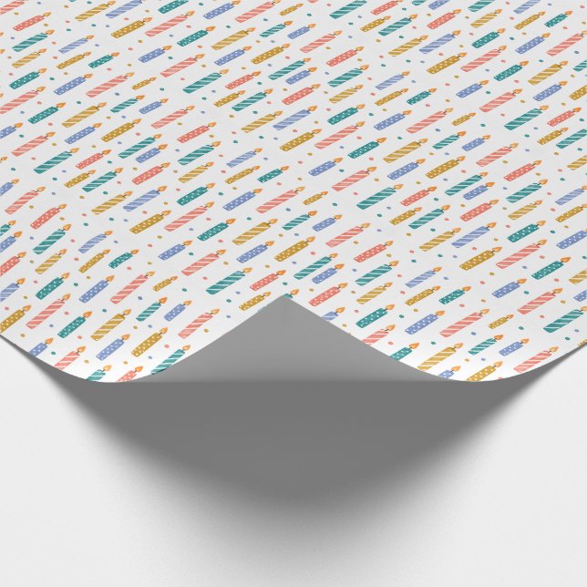 Papel De Presente Vela de Aniversário Faça um Desejo (Ponta)