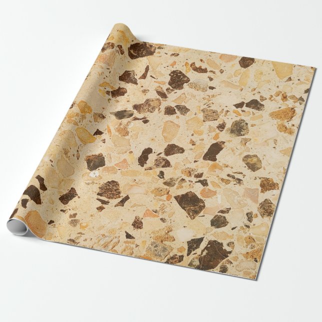 Papel De Presente Velho fundo de texturas de moagem. arte áspera est (Desenrolado)