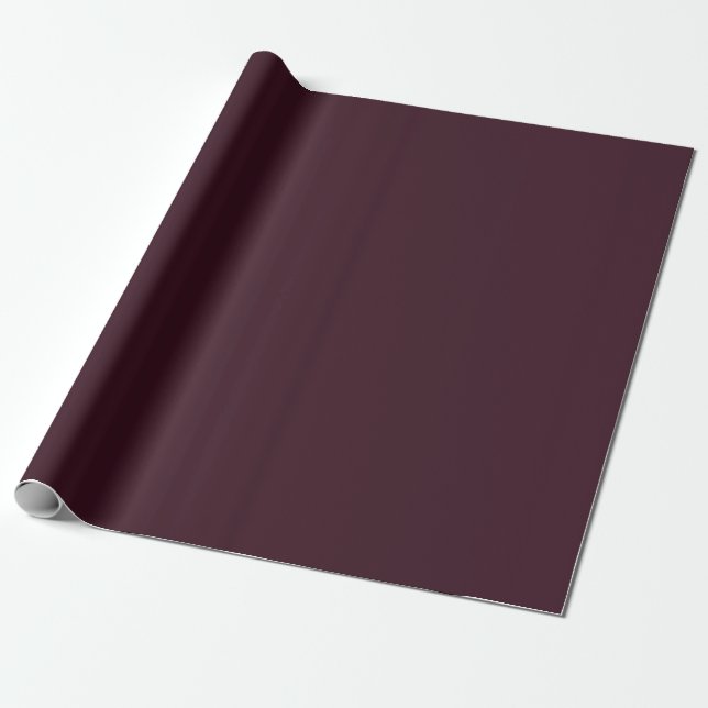 Papel De Presente Veludo de Ameixa Escura (Desenrolado)